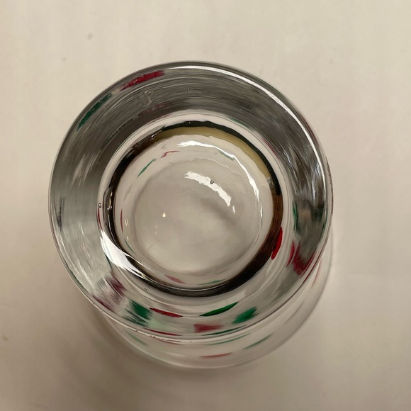 GORHAM Crystal Christmas Jewel Double Old Fashioned Hand Cut & Painted Glass Set - Picture 8 of 14